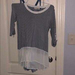 Striped boutique shirt
